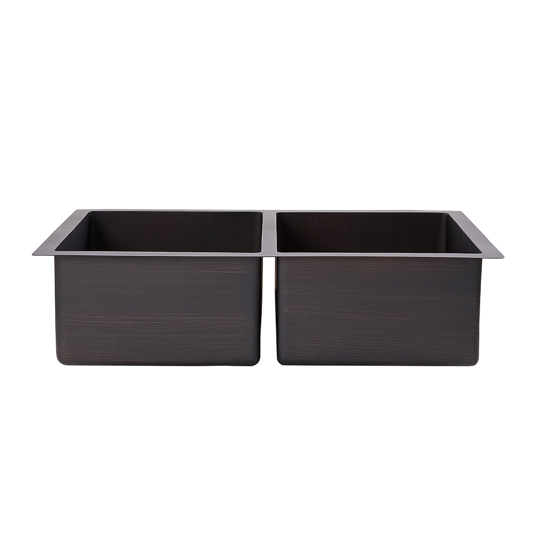 Akicon Equal Bowl Drop-In Copper Kitchen Sink - AKS601-C