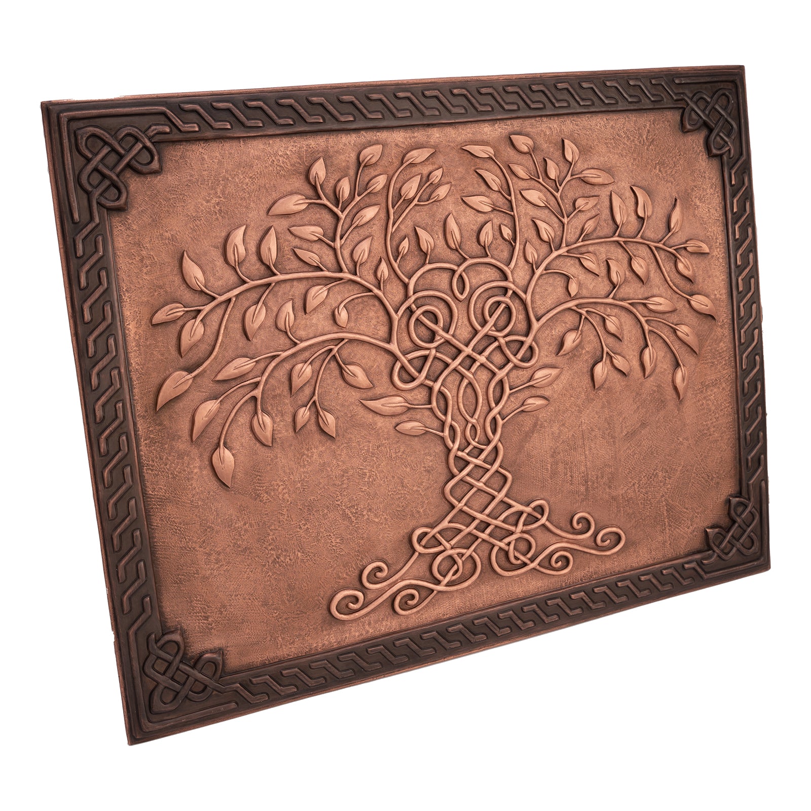 Akicon Tree of Life Custom Copper Handmade Wall Decor Copper Kitchen Backsplash Mural
