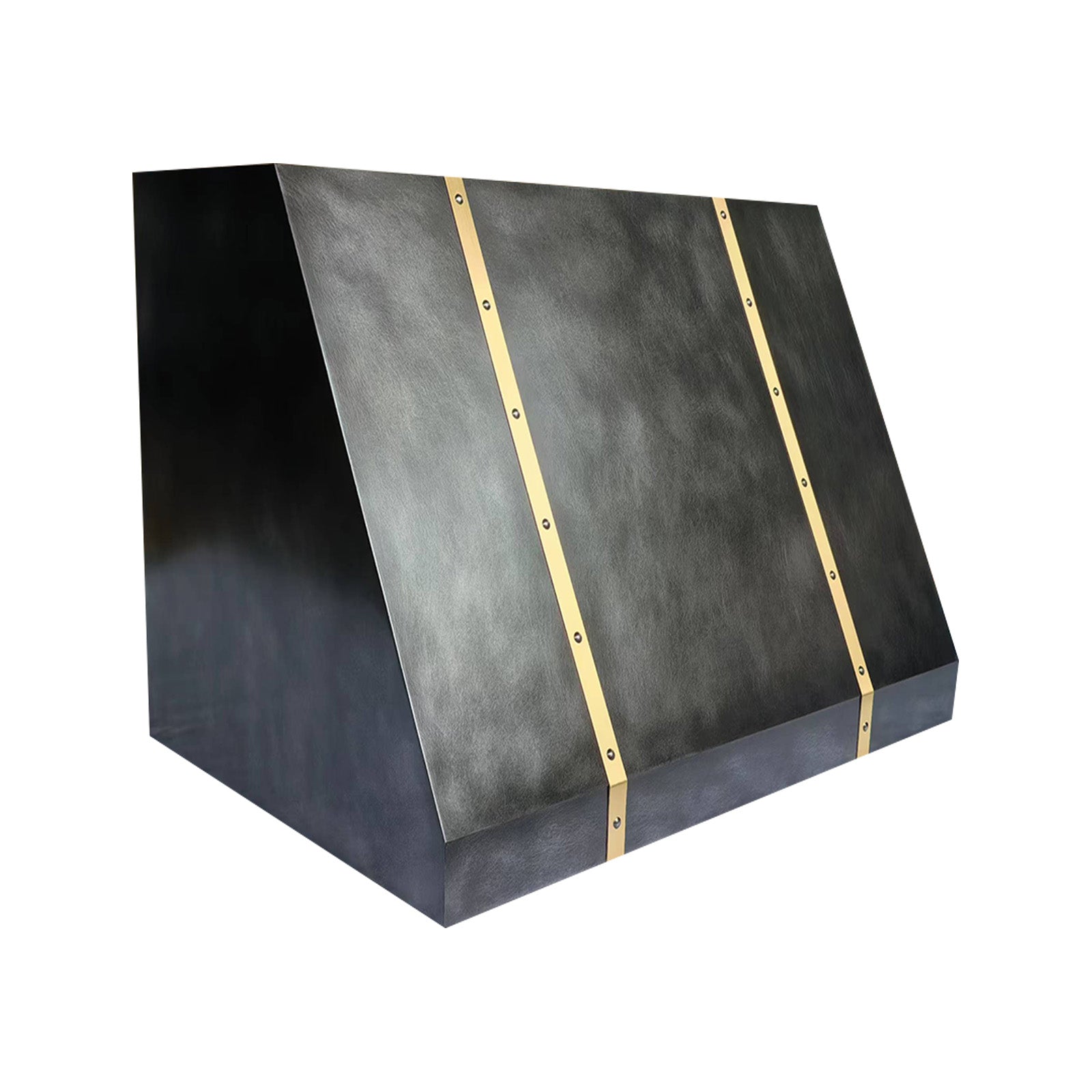 Akicon Custom Zinc Range Hood Handcrafted Kitchen Vent Hood with Insert Fan - AKH802F-Z