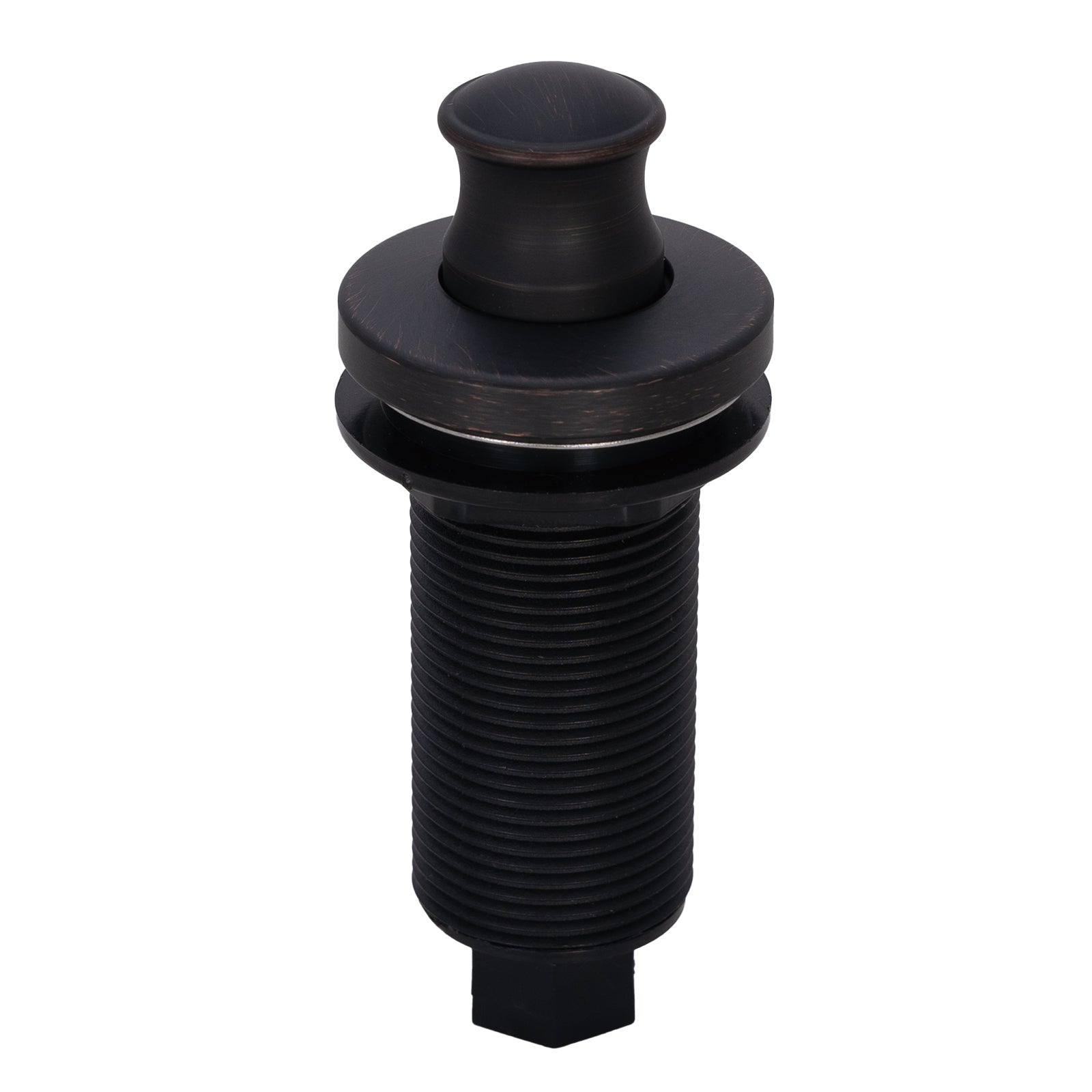 Akicon Copper Garbage Disposal Air Switch Kit with Sink Top Waste Disposal On/Off Push Button with Brass Cover and Plastic