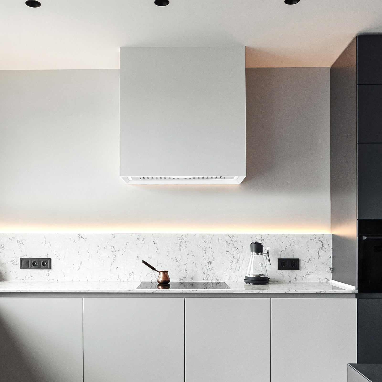white vent hood