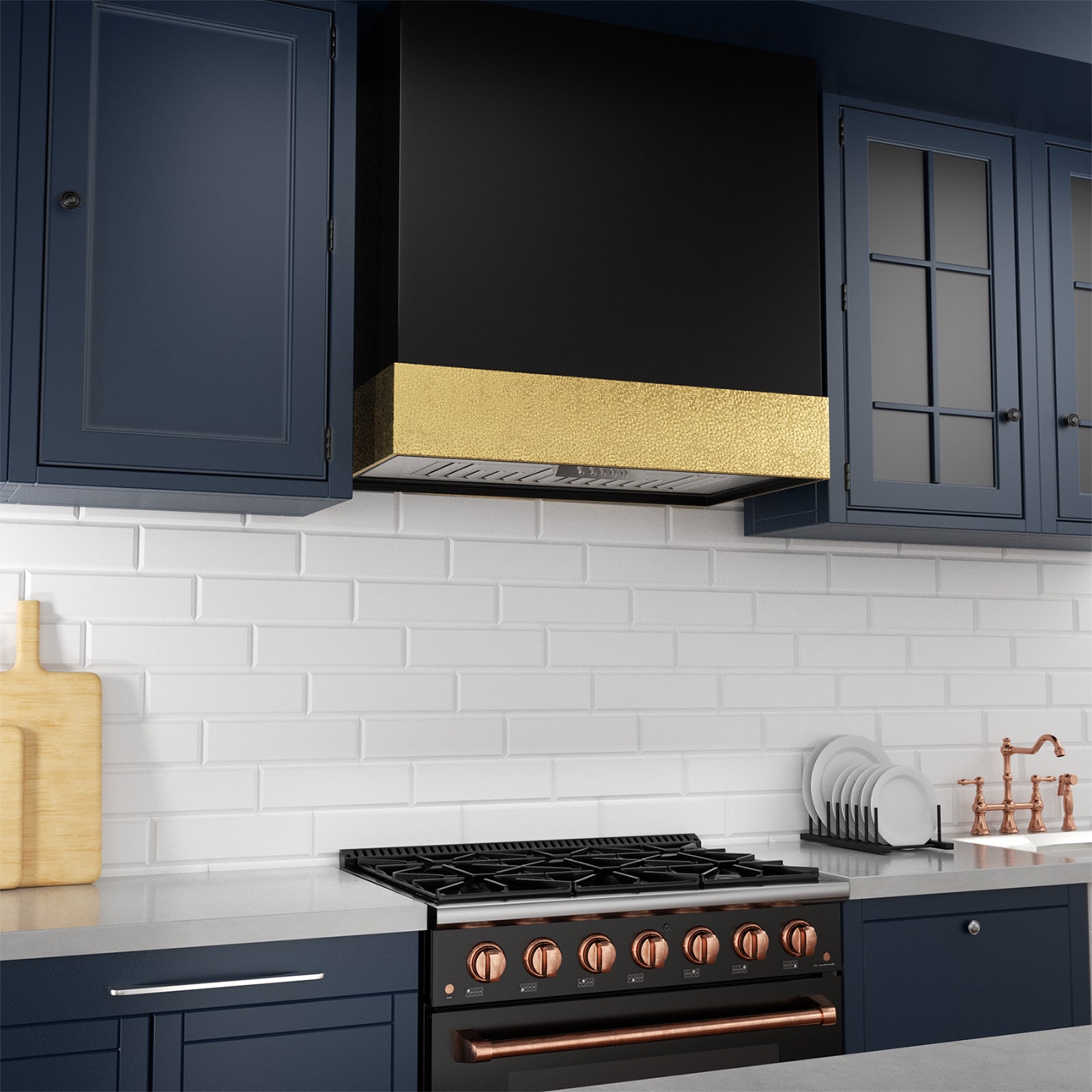 Akicon 30" Stainless Steel Wall Mount Range Hood with 600 CFM Vent Hood - AK-HS30HD-JB