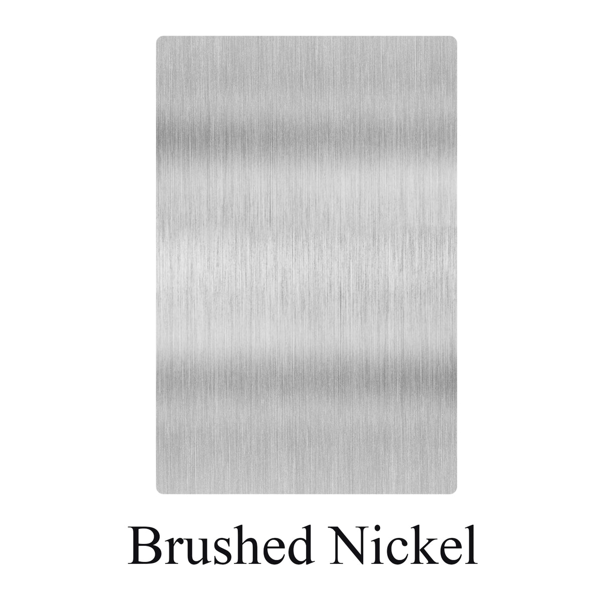 Akicon Brushed Nickel Stainless Steel Sample
