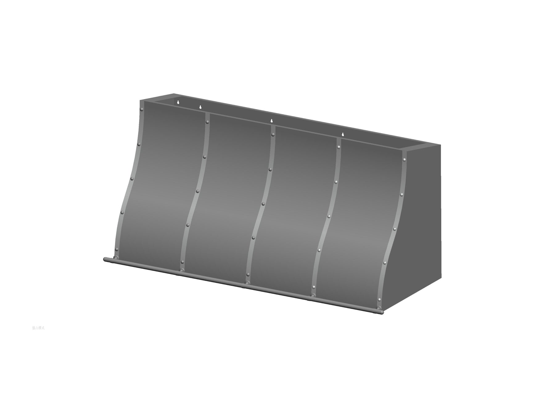 Akicon Custom Handcrafted Stainless Steel Range Hood with Insert Fan - AKH796BE-S