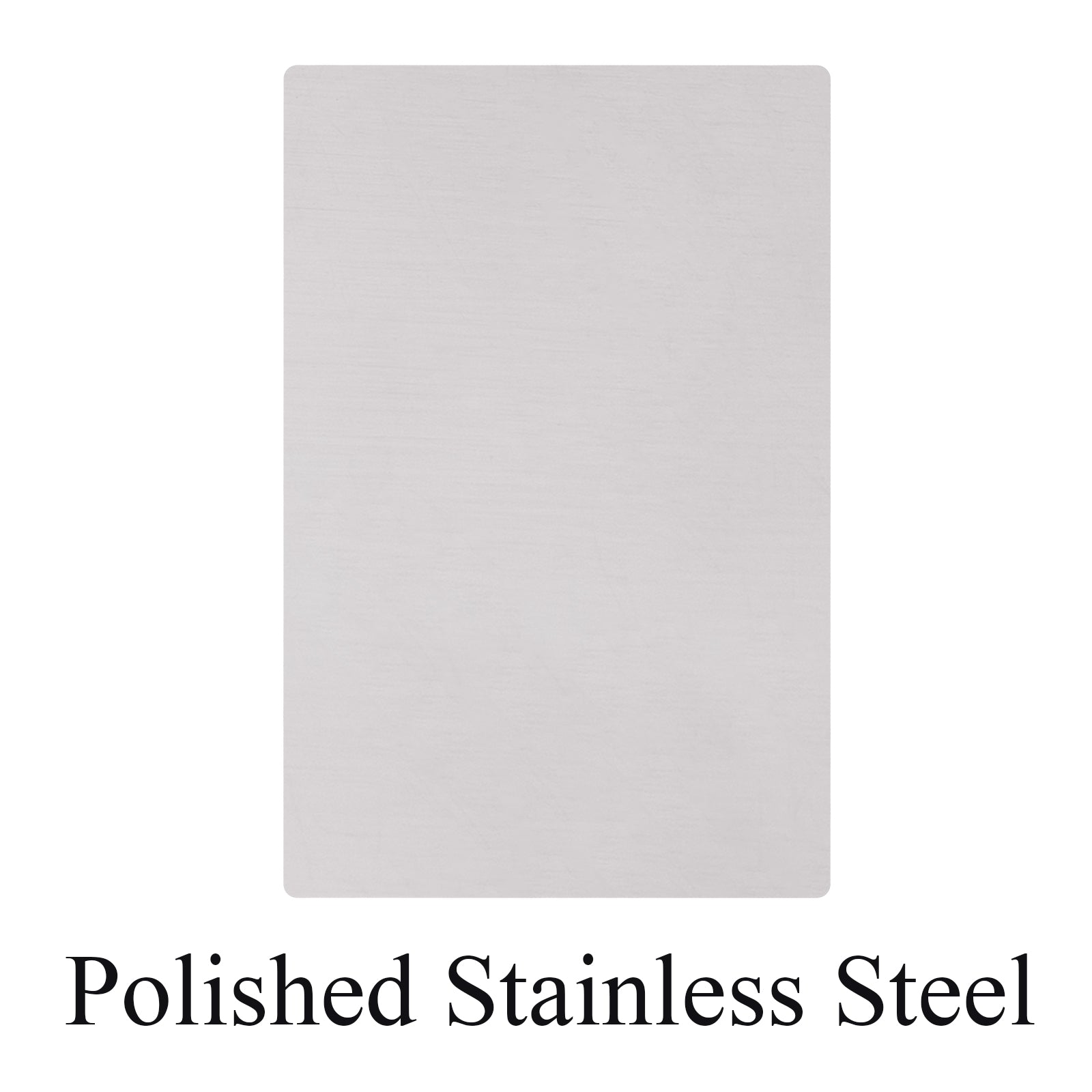 Akicon Polished Stainless Steel Sample
