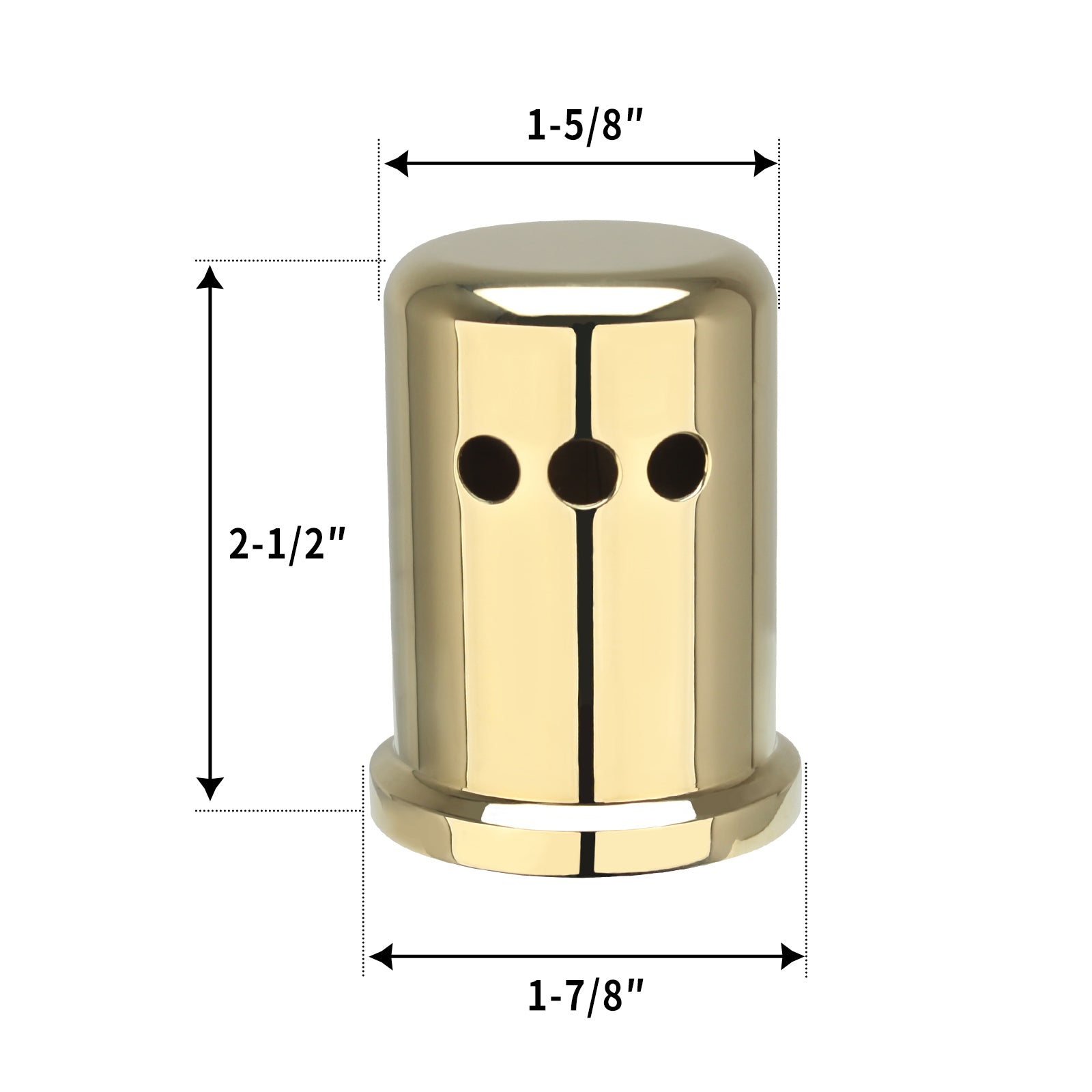 Copper Kitchen Dishwasher Air Gap Cap - AK79105G