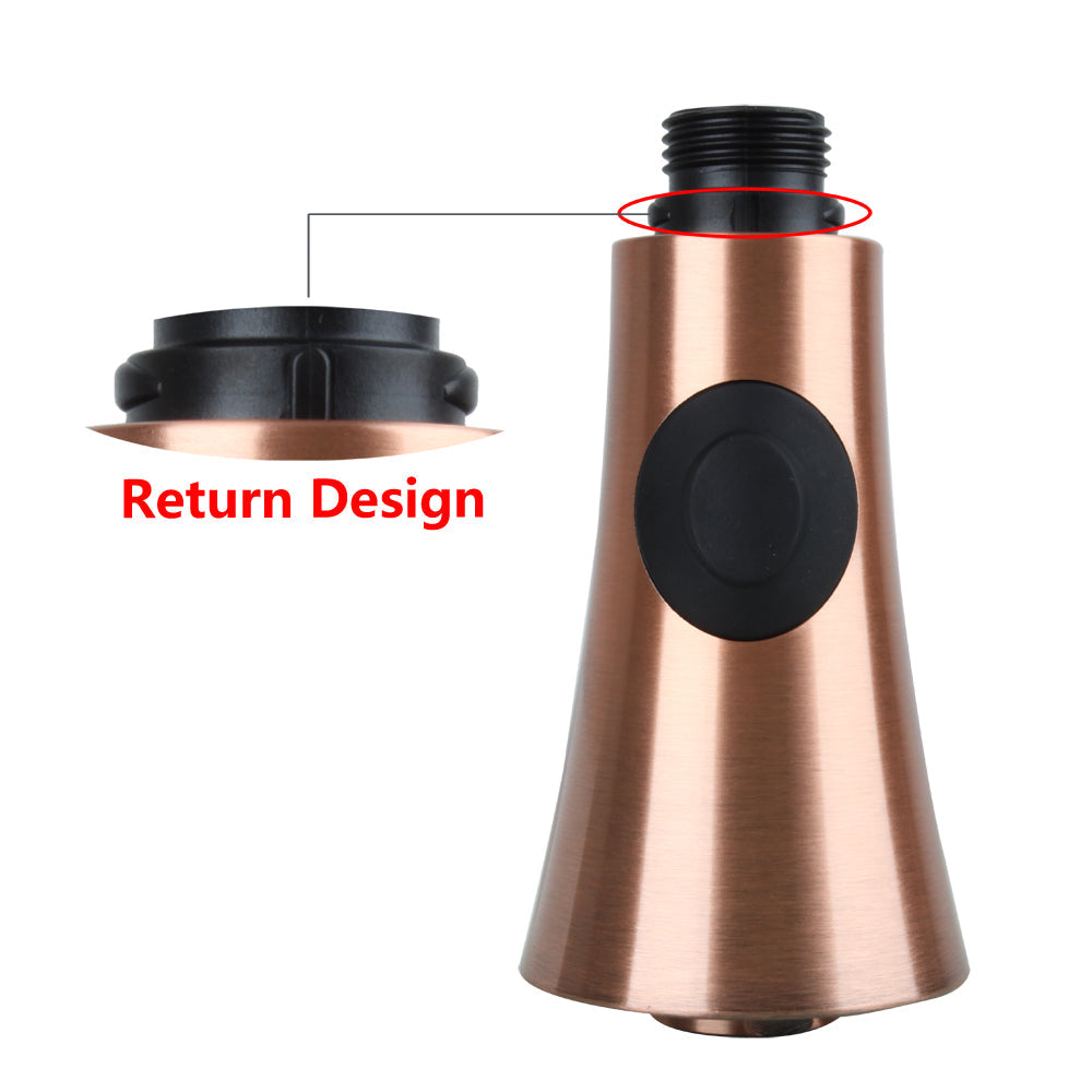 Copper Pull-Out Spray Head Replacement Part for Kitchen Sink Faucet (AK235) - 5 Years Warranty