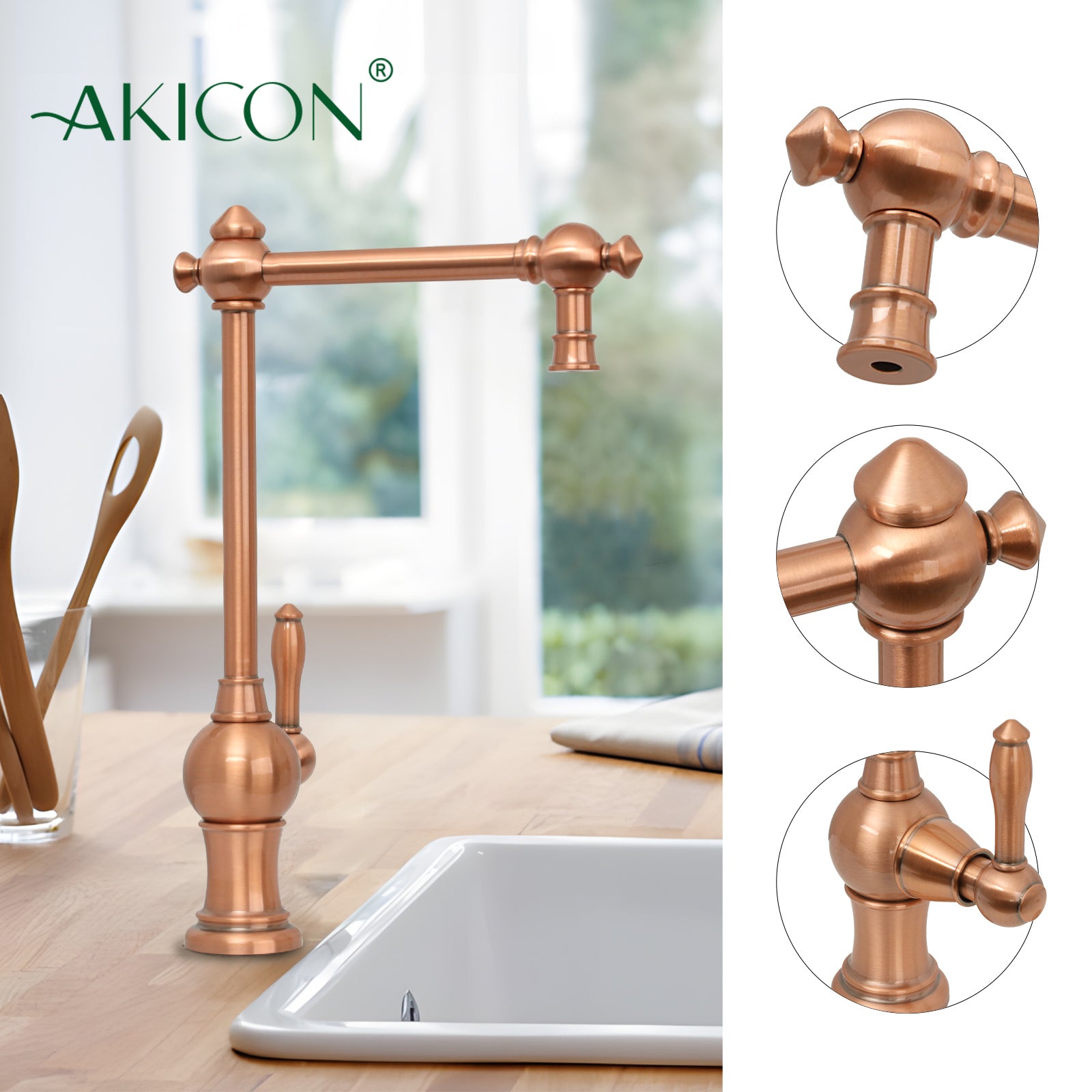 One-Handle Drinking Water Filter Faucet Water Purifier Faucet - AK97718P1C