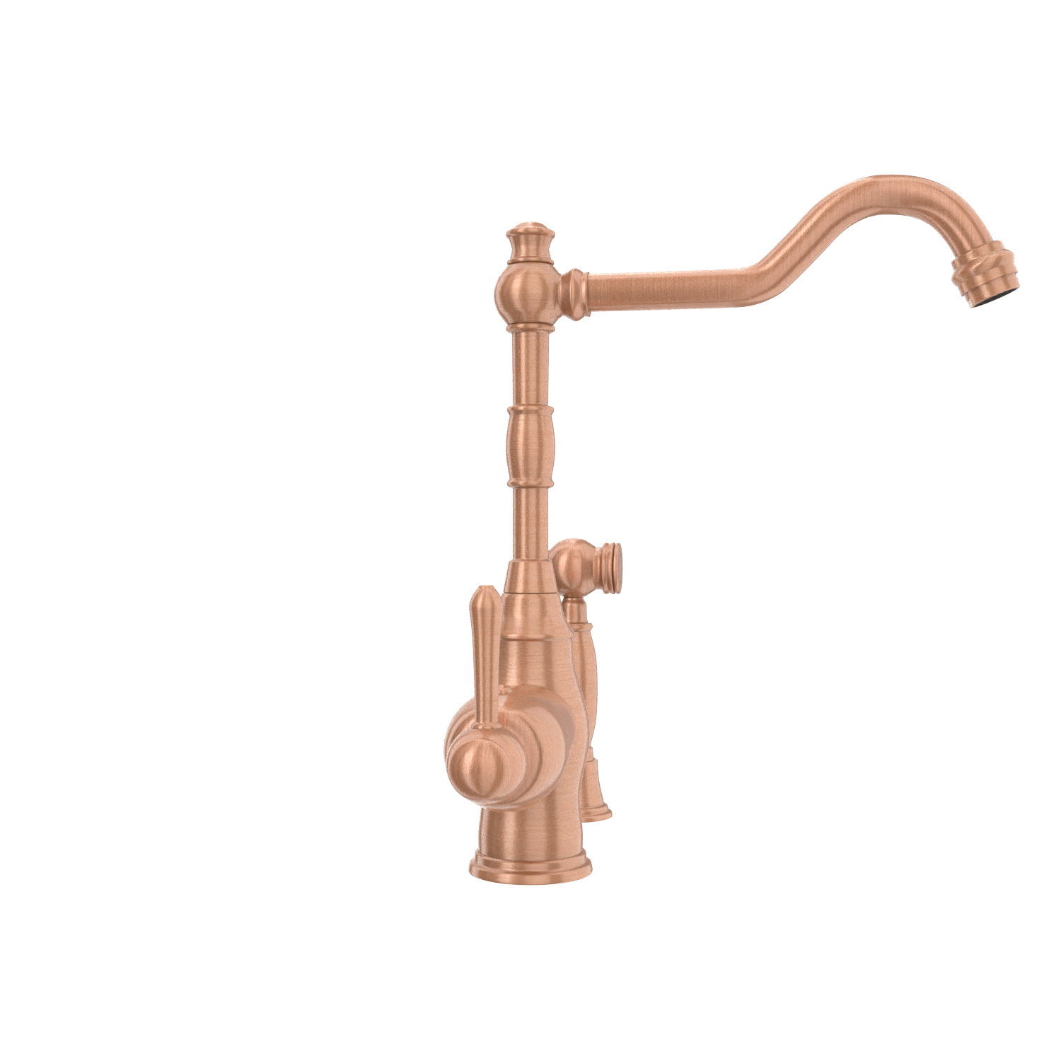 One-Handle Copper Widespread Kitchen Faucet with Side Sprayer - AK96918C