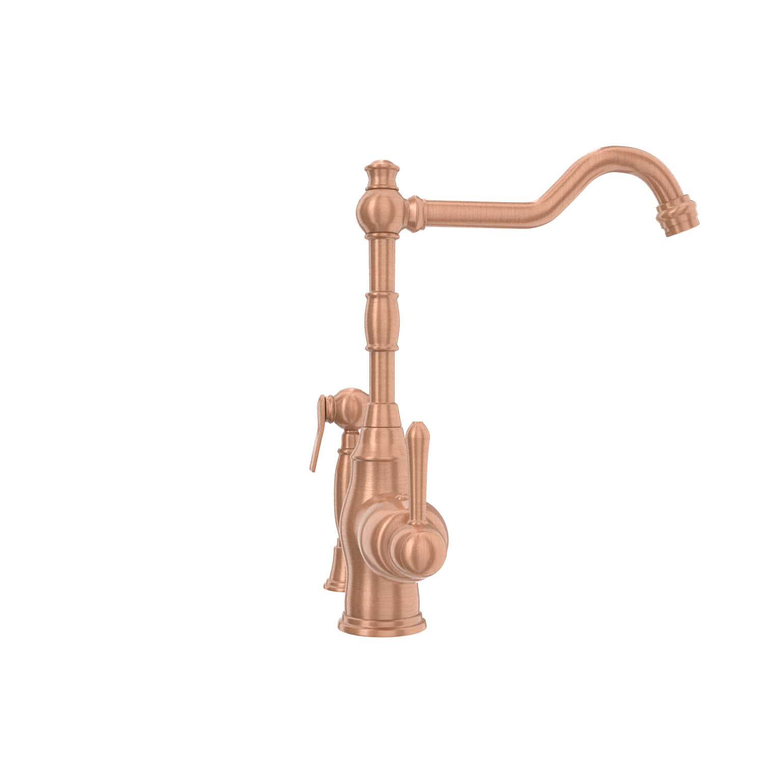 One-Handle Copper Widespread Kitchen Faucet with Side Sprayer - AK96918C