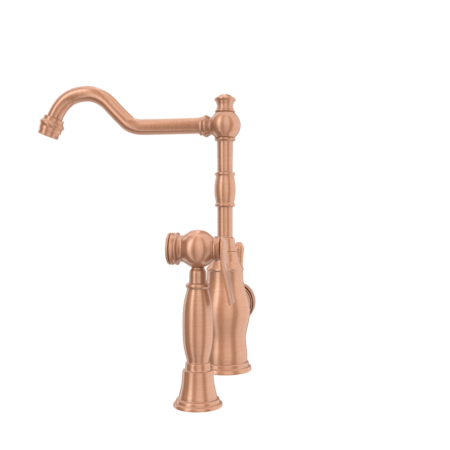 One-Handle Copper Widespread Kitchen Faucet with Side Sprayer - AK96918C