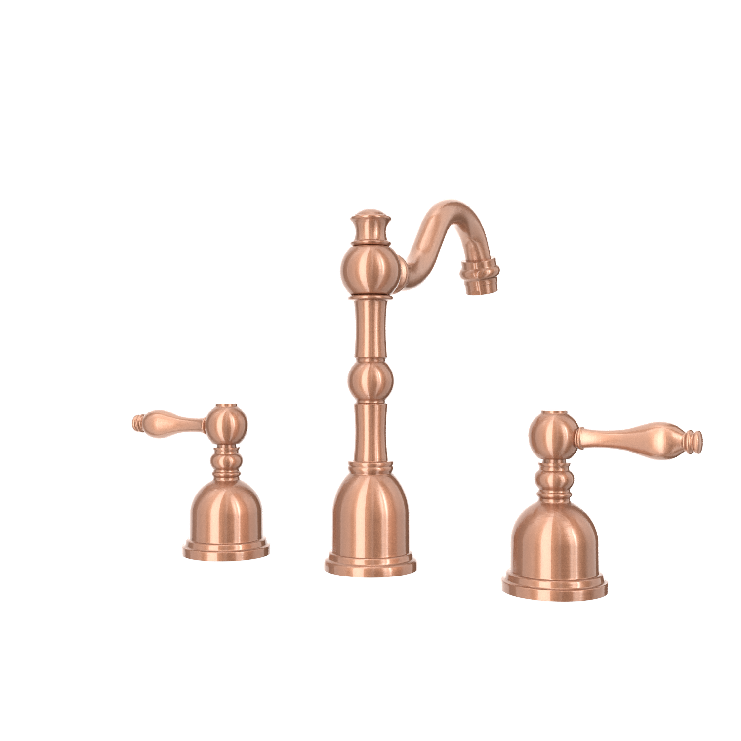 Two-Handle Copper Widespread Bathroom Sink Faucet - AK41518C