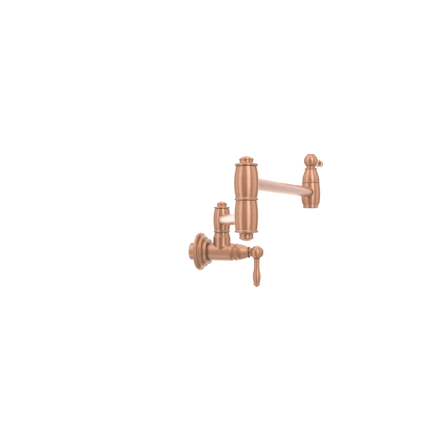 Copper Pot Filler Kitchen Faucet Wall-Mounted - AK98288C