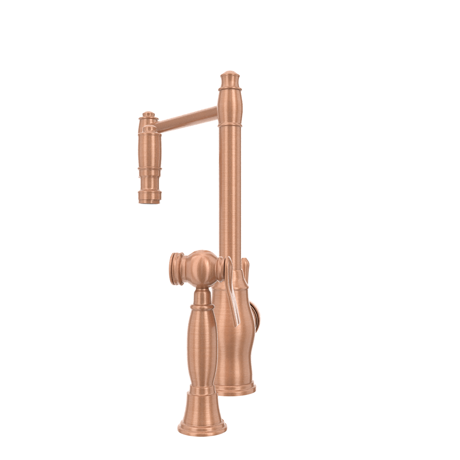 One-Handle Copper Pot Filler Kitchen Faucet with Side Sprayer - AK96918P2