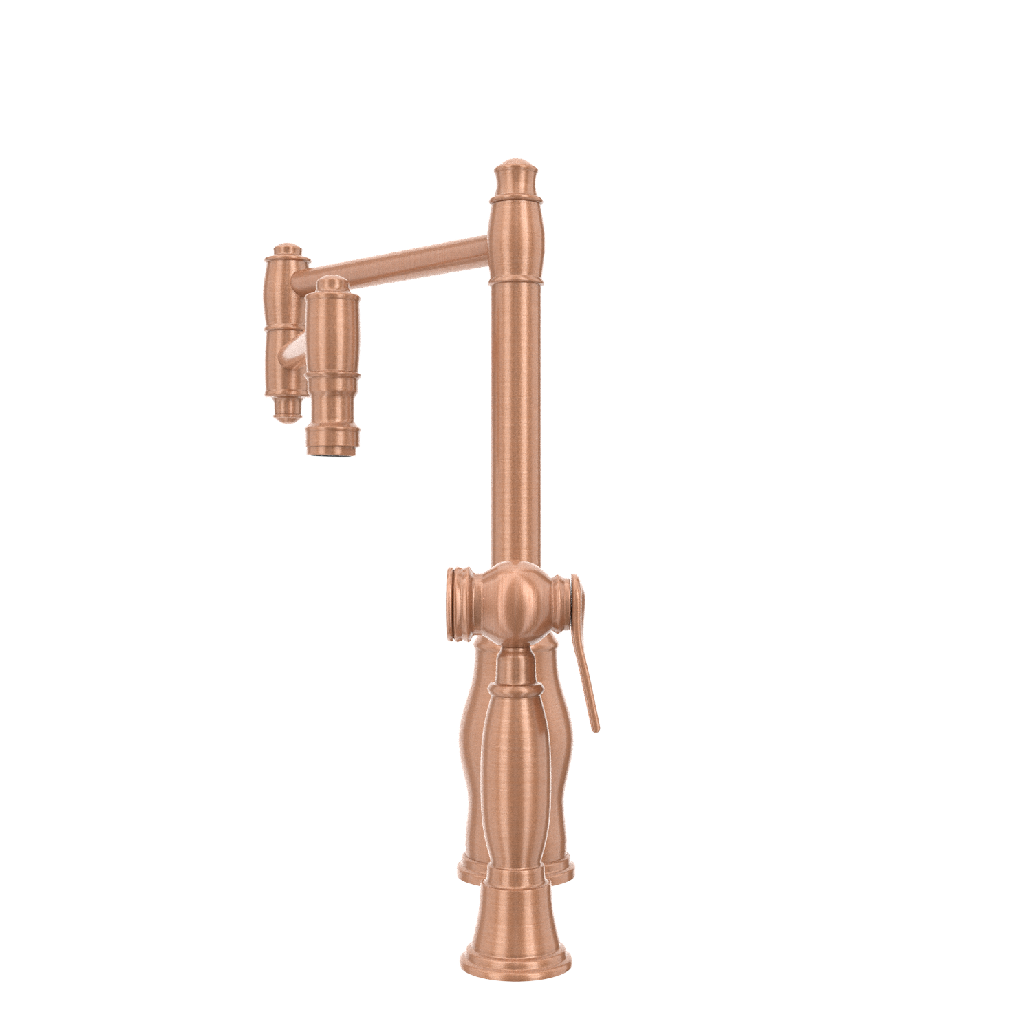 One-Handle Copper Pot Filler Kitchen Faucet with Side Sprayer - AK96918P2