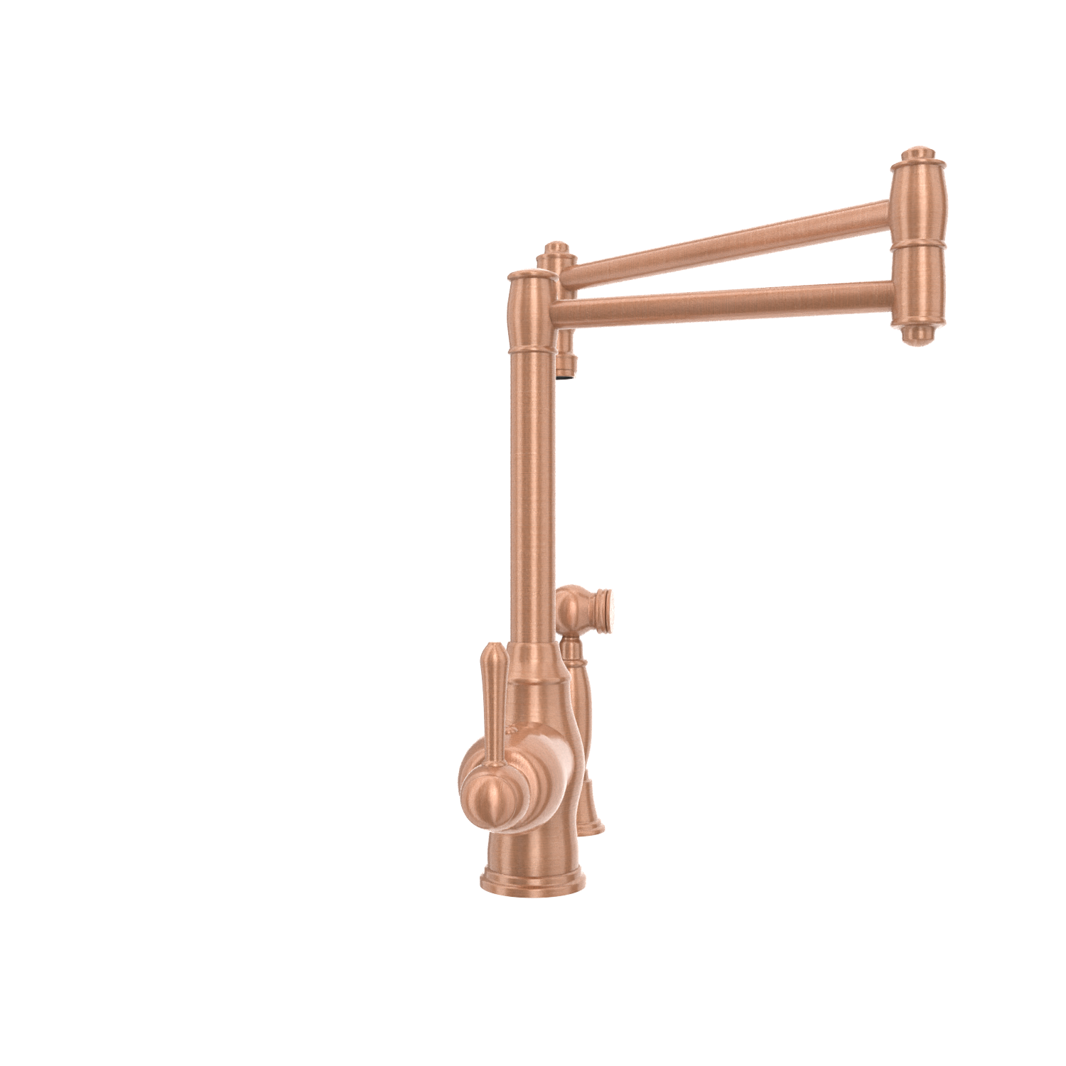 One-Handle Copper Pot Filler Kitchen Faucet with Side Sprayer - AK96918P1