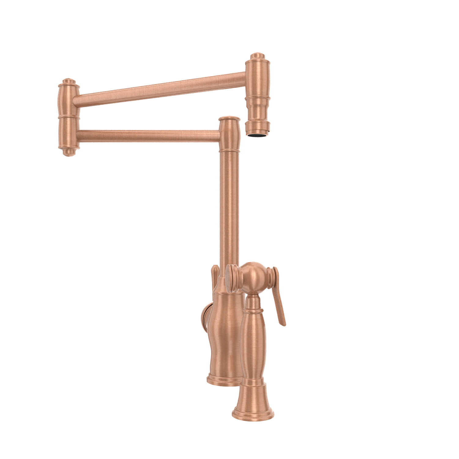 One-Handle Copper Pot Filler Kitchen Faucet with Side Sprayer - AK96918P1