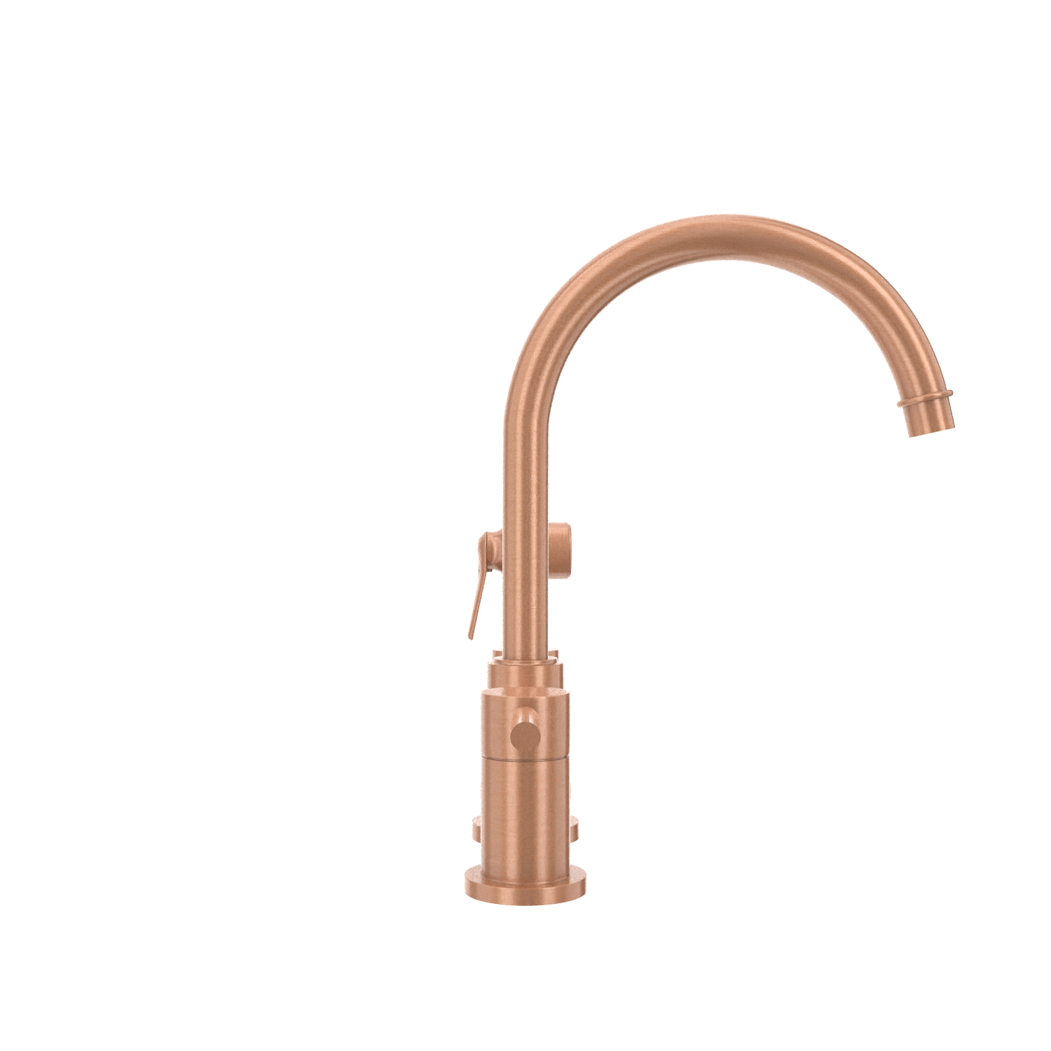 Two-Handles Copper Widespread Kitchen Faucet with Side Sprayer - AK96866