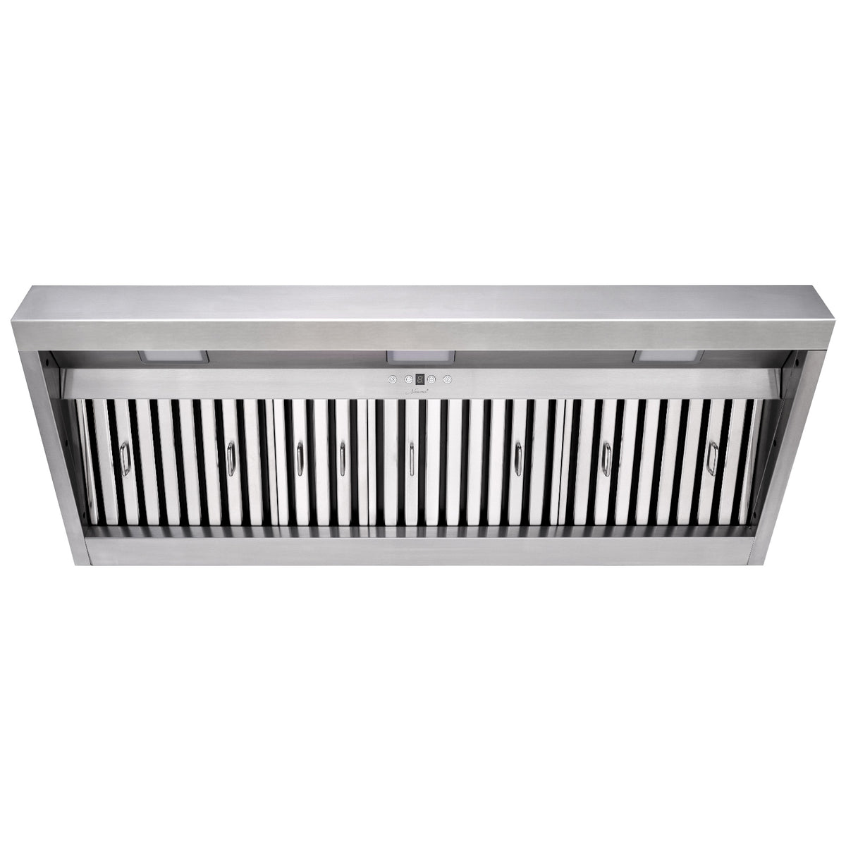 Range Hood Insert 48 Inch, 1200 CFM Built-in Kitchen Hood with 4 Speeds, Ultra-Quiet Stainless Steel Ducted Vent Hood Insert with Dimmable LED Lights and Dishwasher Safe Filter