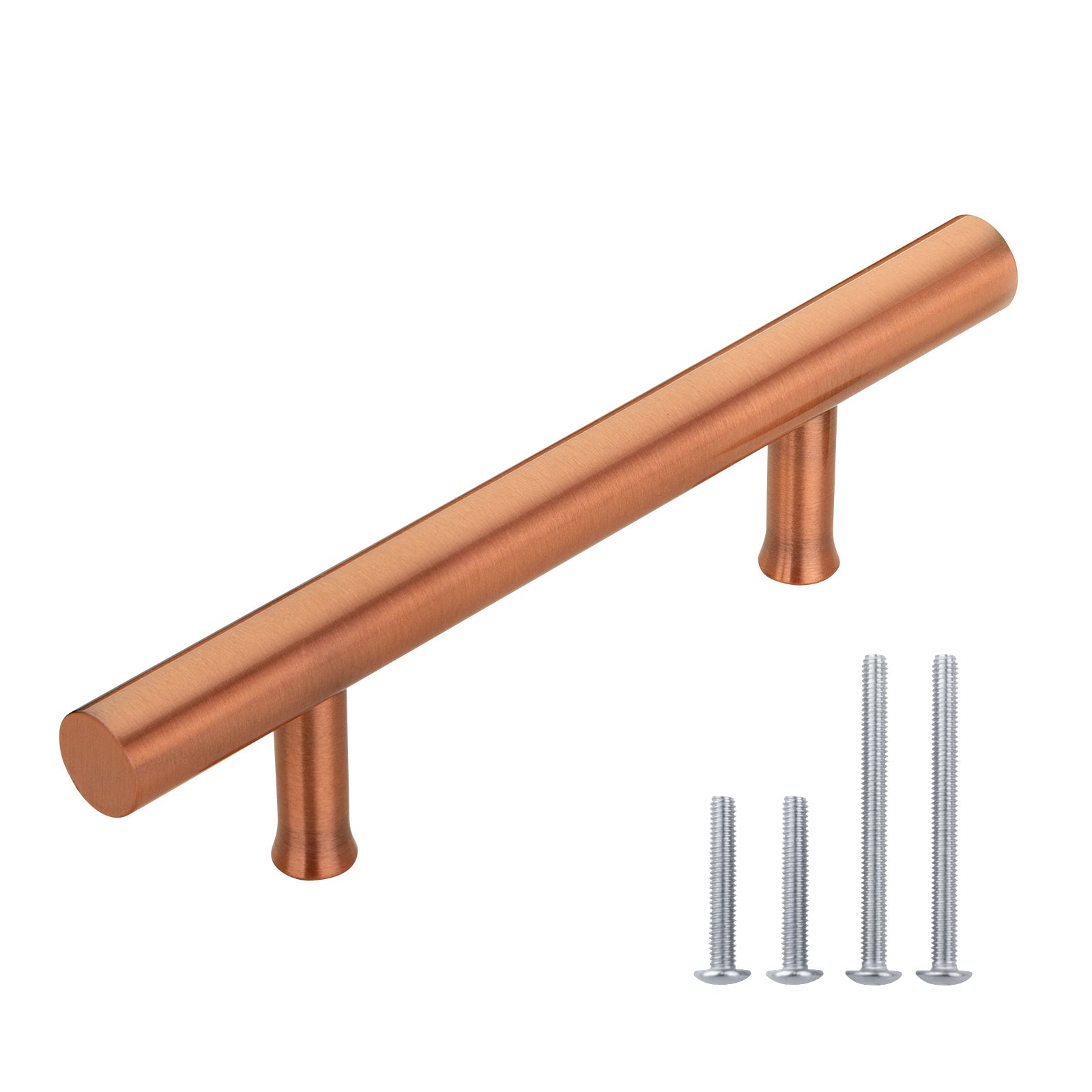 Akicon Copper Kitchen Cabinet Handles 100% Solid Brass Drawer Pulls