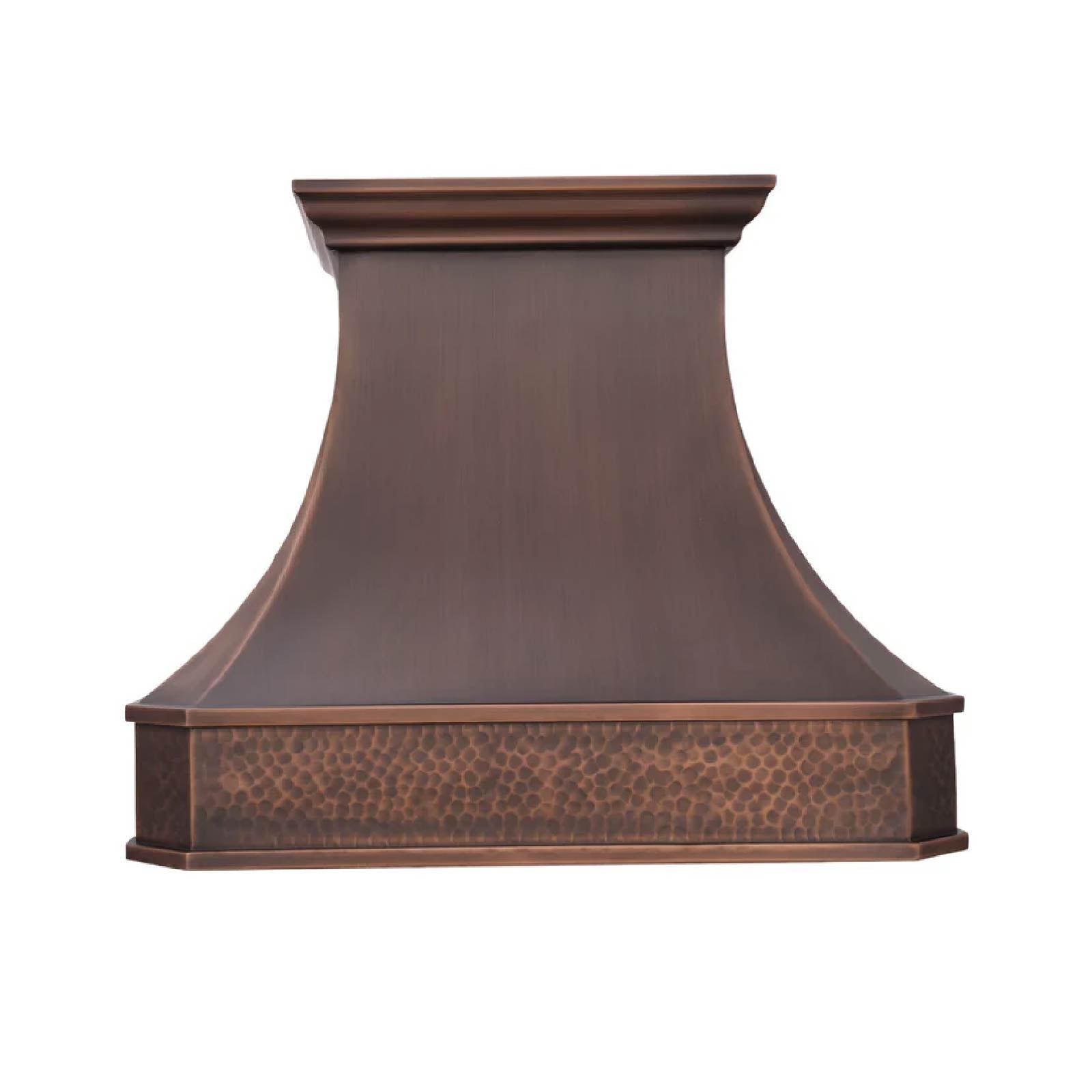 Akicon Custom Handcrafted Classic Copper Range Hood - AKH711C-C