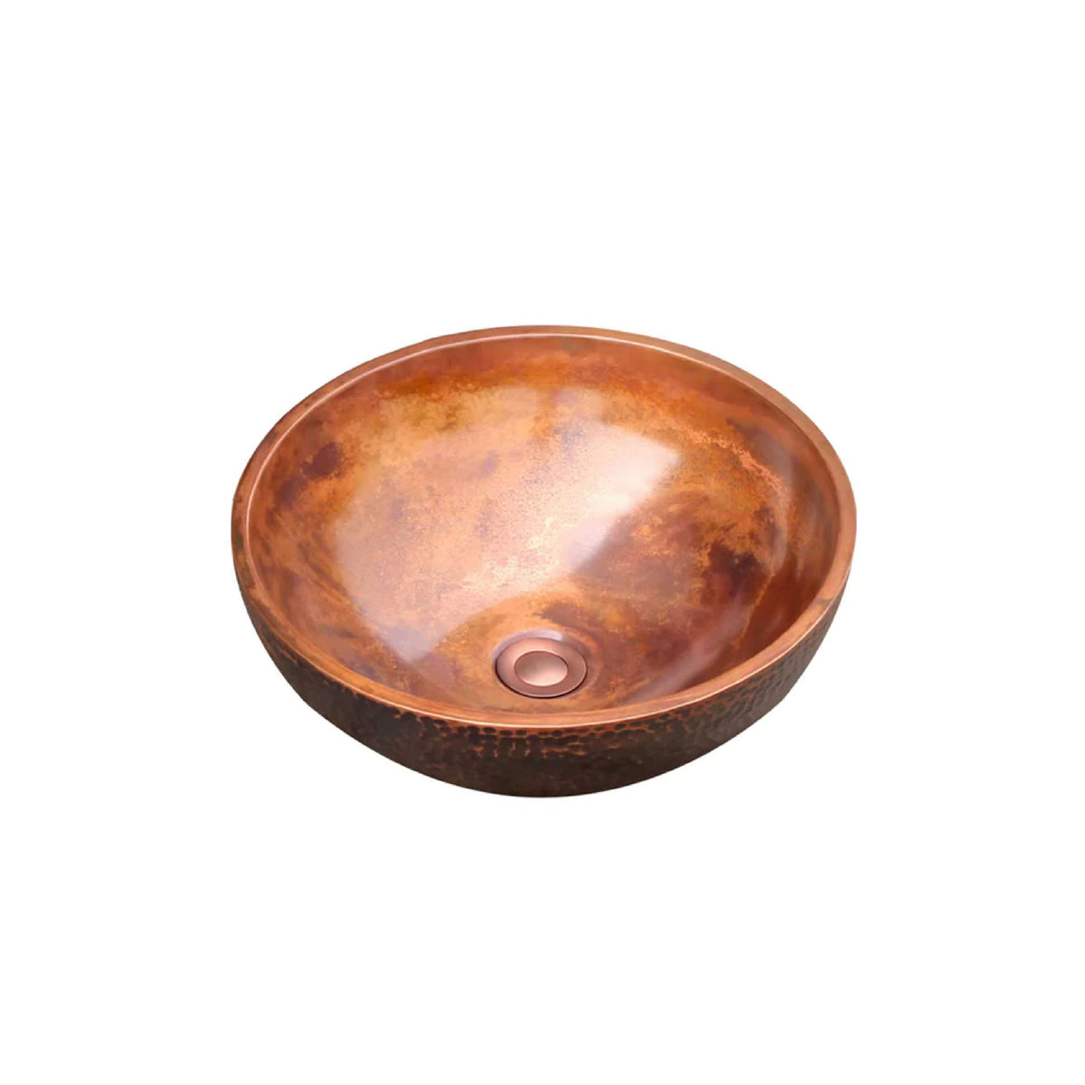Akicon Copper Round Bathroom Sink - AKS202-C