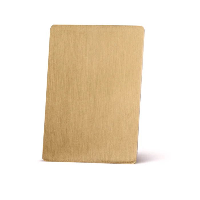 Custom Brass range hood for Craig Touma