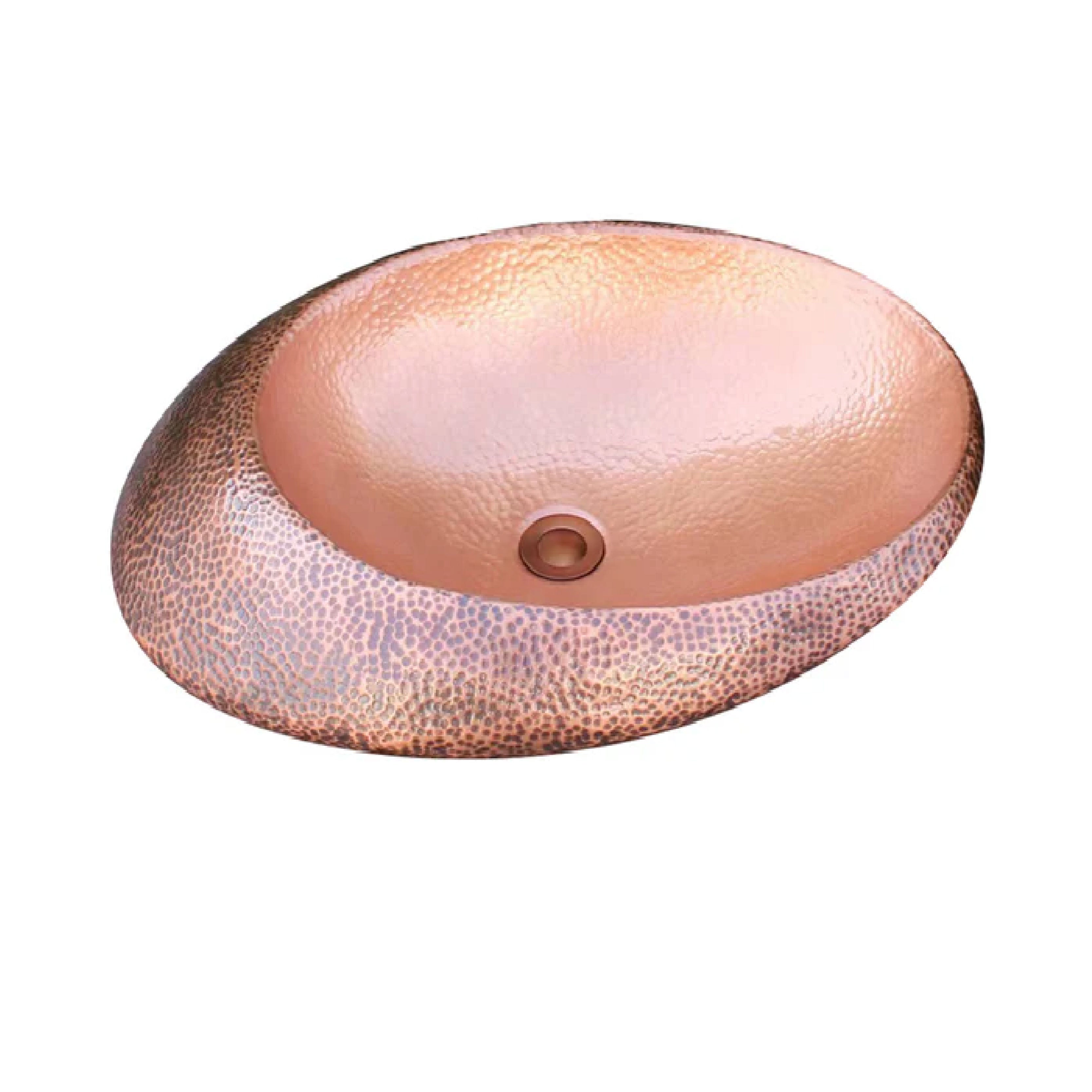 Akicon Custom Copper Oval Bathroom Sink - AKS201-C