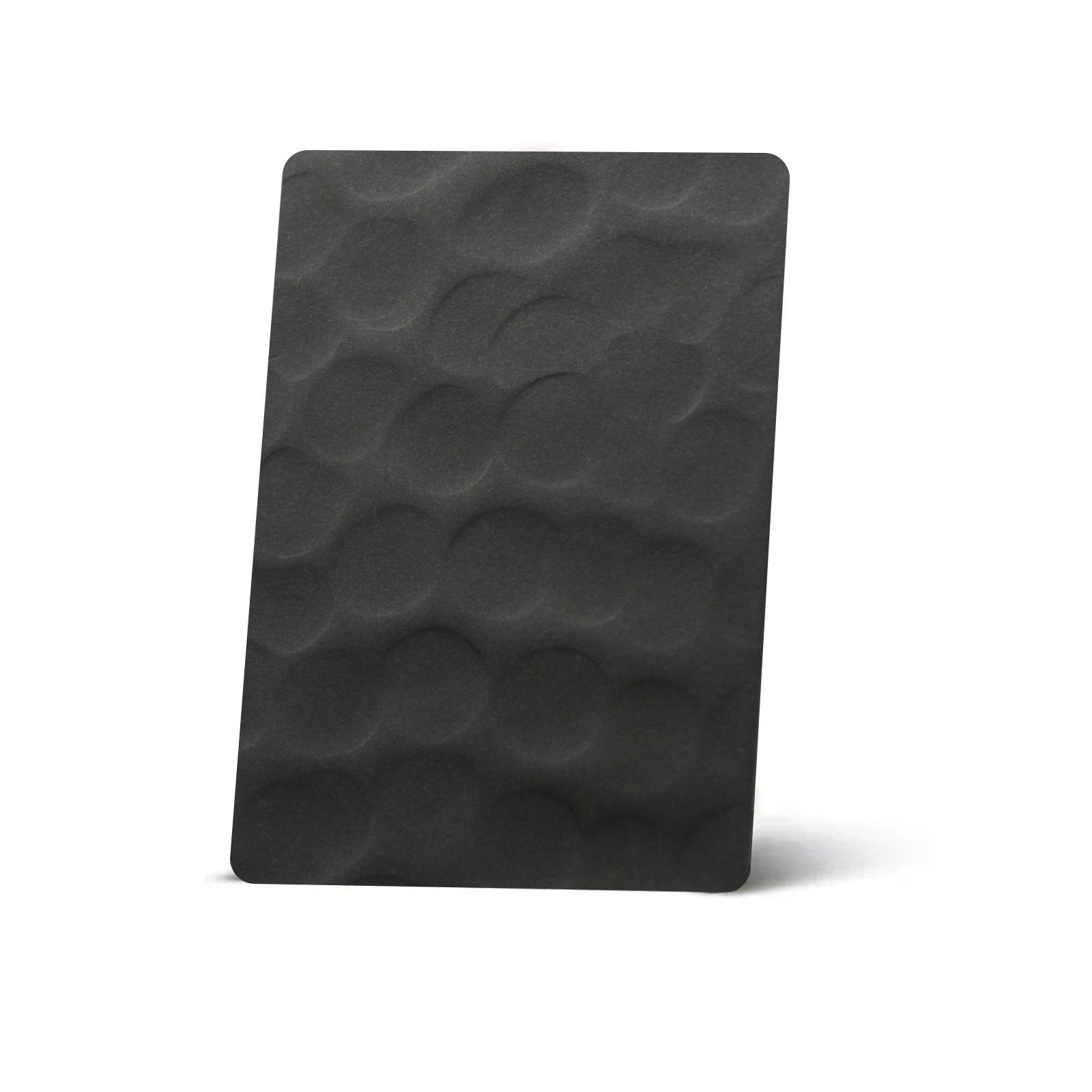 Akicon Carbon Black Beehive Hammered Sample