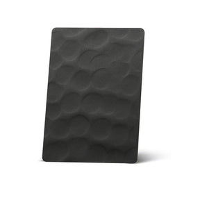 Akicon Carbon Black Beehive Hammered Sample