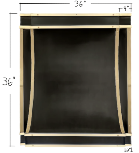 Custom handcrafted range hood for Michelle Peer