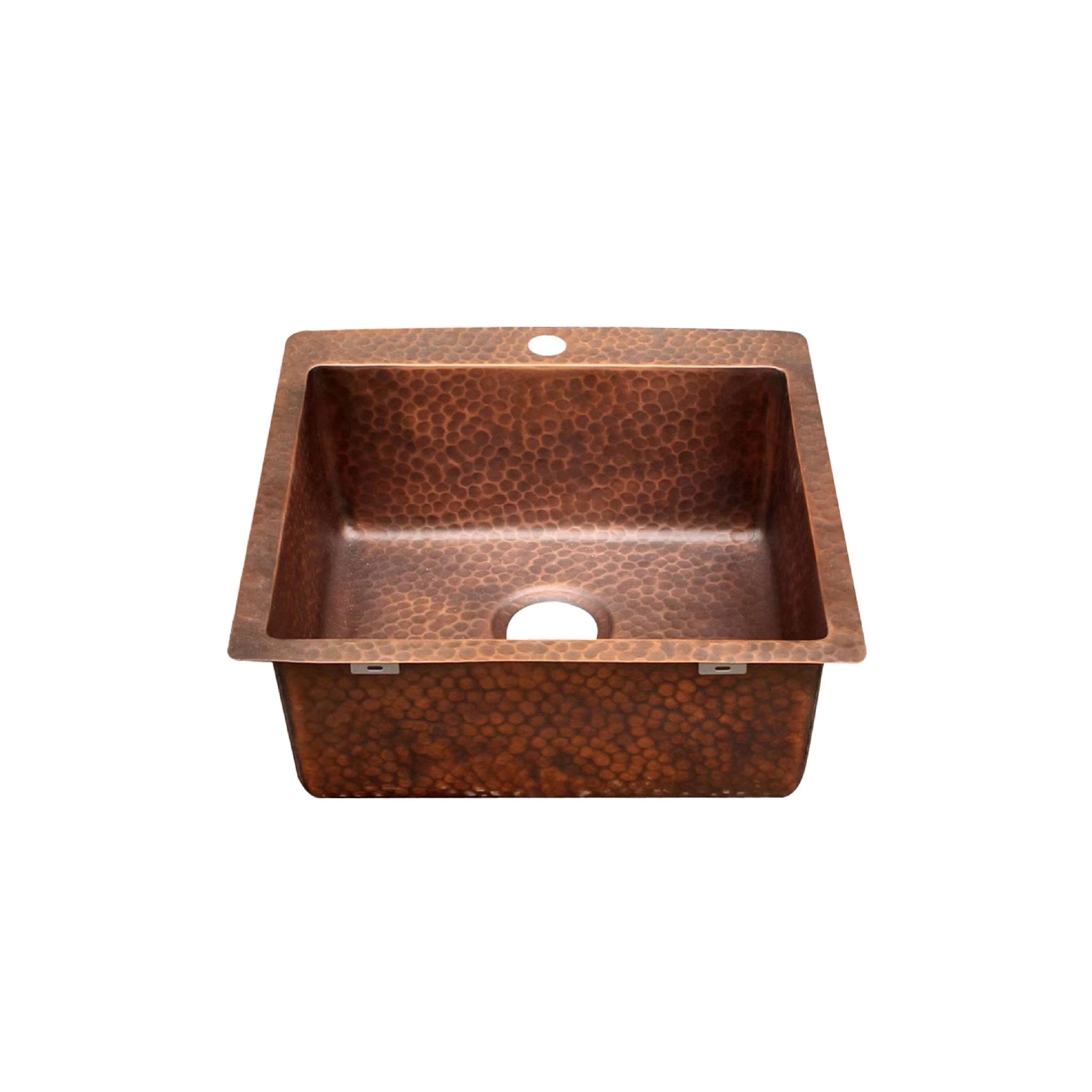 Akicon Single Bowl Drop-In Copper Sink -AKS511-C