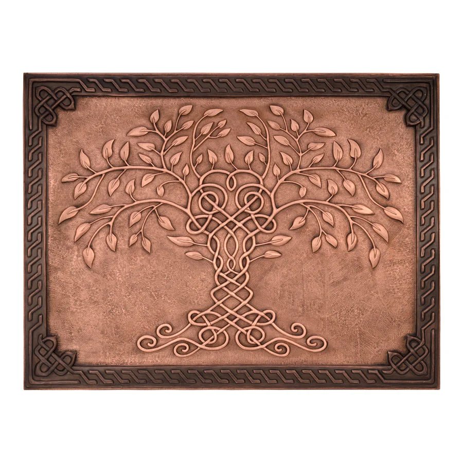 Akicon Tree of Life Custom Copper Handmade Wall Decor Copper Kitchen Backsplash Mural for Parham Karbassi