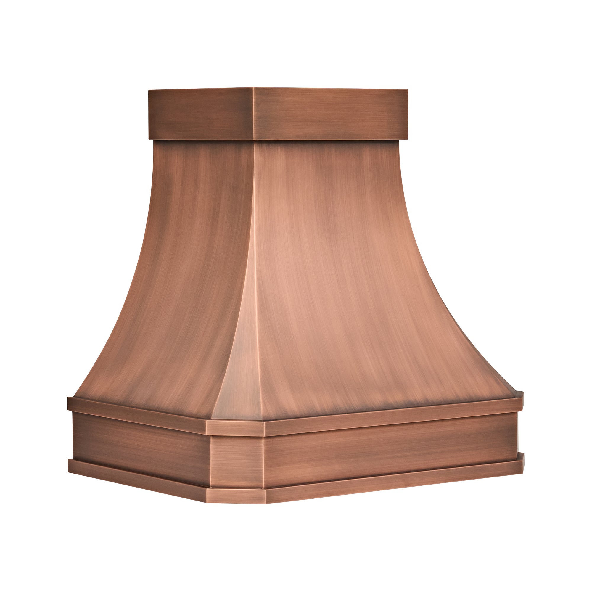 Akicon Custom Handcrafted Classic Copper Range Hood Made to Order