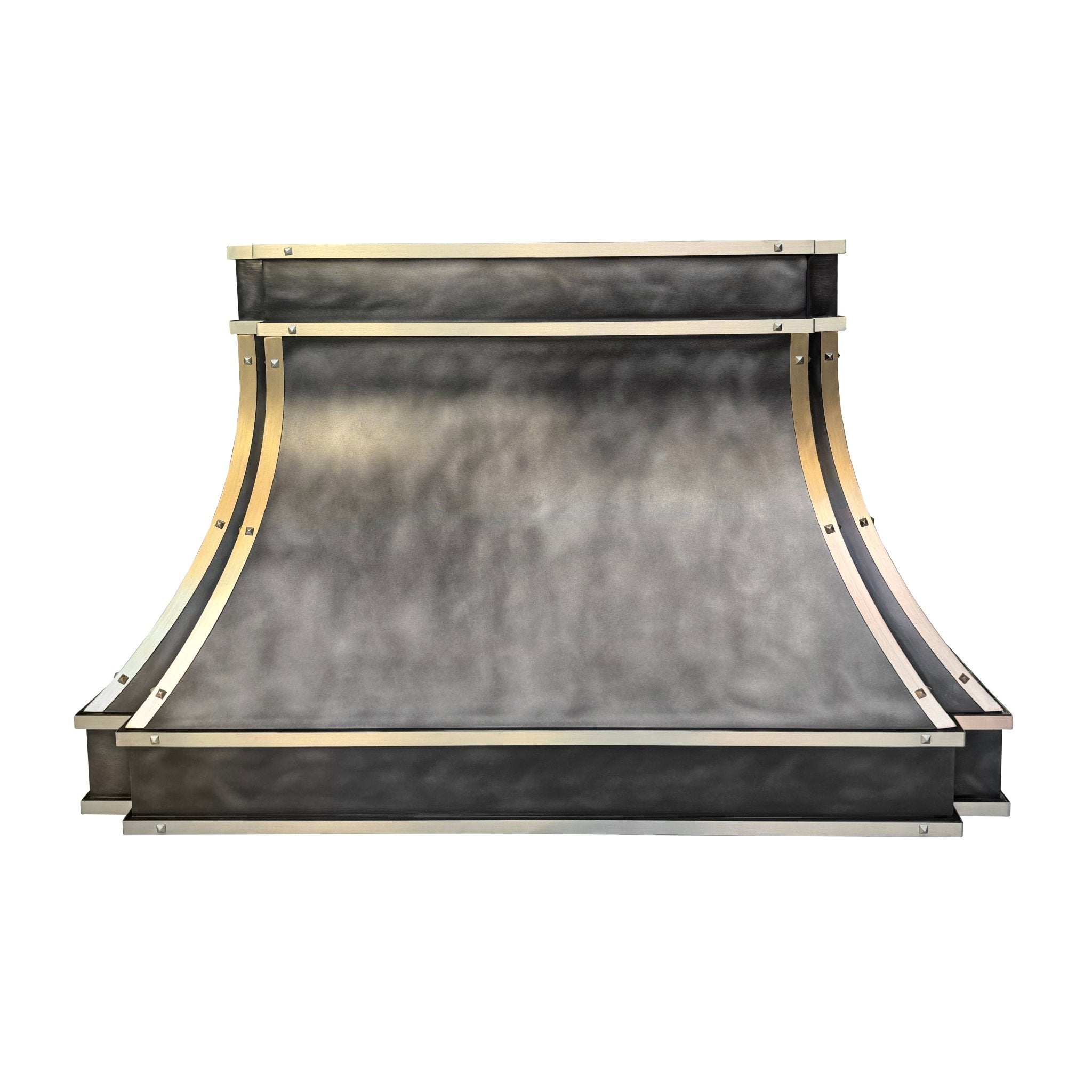 Akicon Custom Zinc Range Hood Handcrafted Kitchen Vent Hood