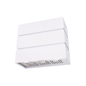 Akicon 36" Stainless Steel Wall Mount Range Hood, 3 Stacks Modern Box with 600 CFM Vent Motor- AK-HS36L