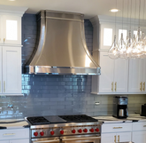 Akicon Custom Handcrafted Stainless Steel Range Hood - AKH791M3-S for Jared