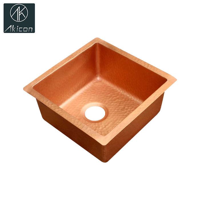 Akicon Custom Handmade Copper Bar Sink