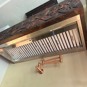 Akicon Custom Handcrafted Copper Range Hood - AKH702T-C