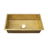 Akicon Single Bowl Undermount Copper Kitchen Sink - AKS503-C