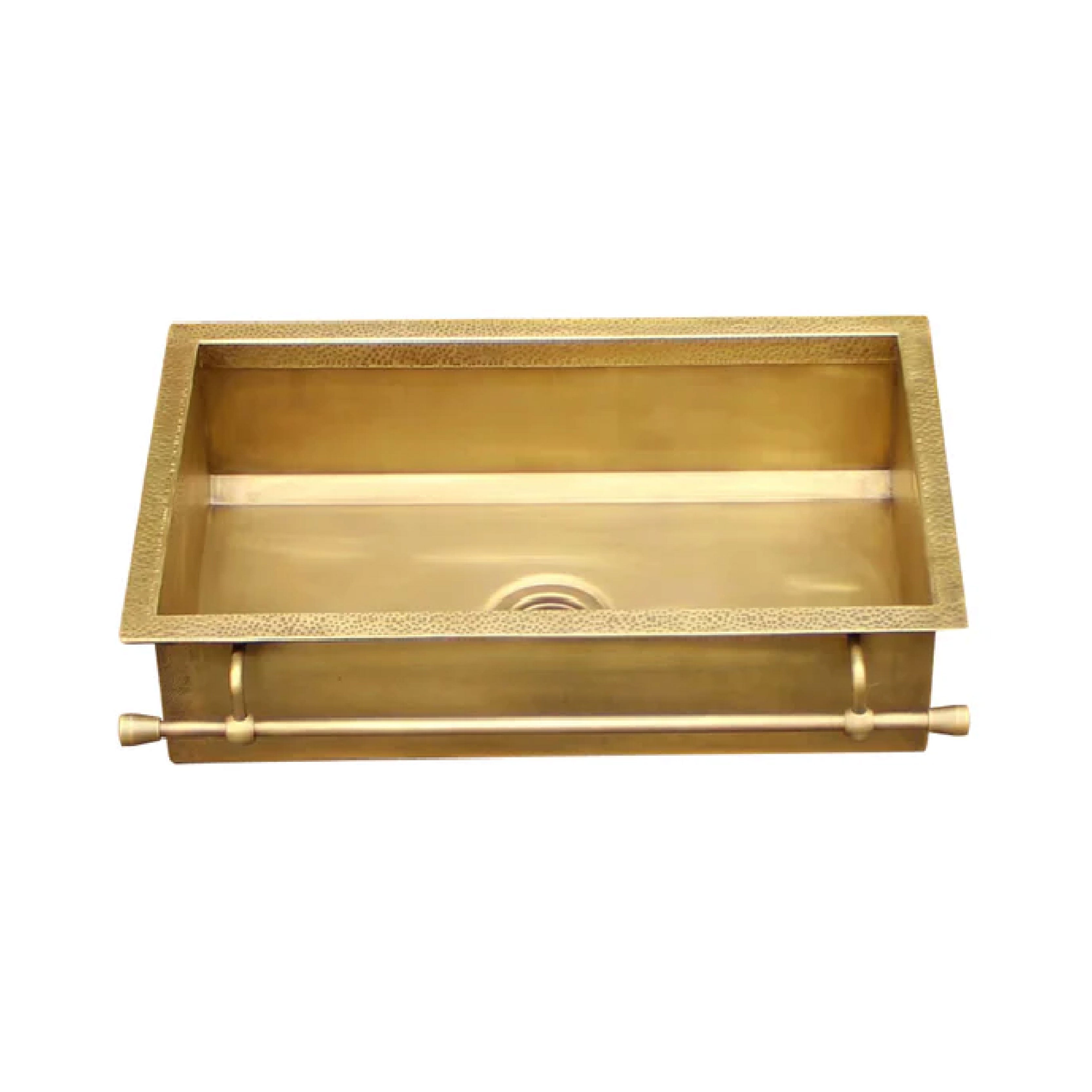 Akicon Equal Bowl Farmhouse Copper Kitchen Sink - AKS506-C