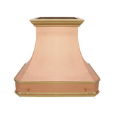 Akicon Custom Handcrafted Classic Copper Range Hood - AKH717C-C