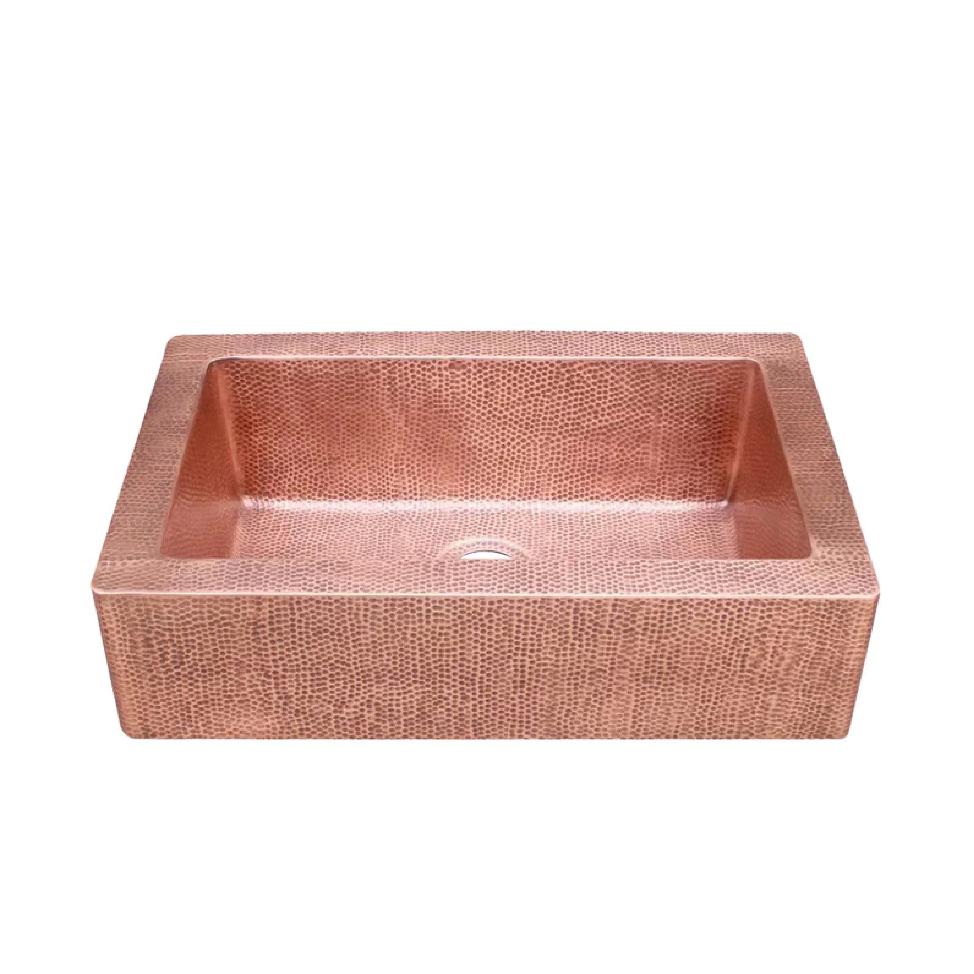 Akicon Single Bowl Farmhouse Apron Copper Kitchen Sink - AKS501-C