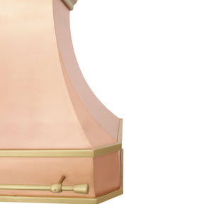Akicon Custom Handcrafted Classic Copper Range Hood - AKH717C-C