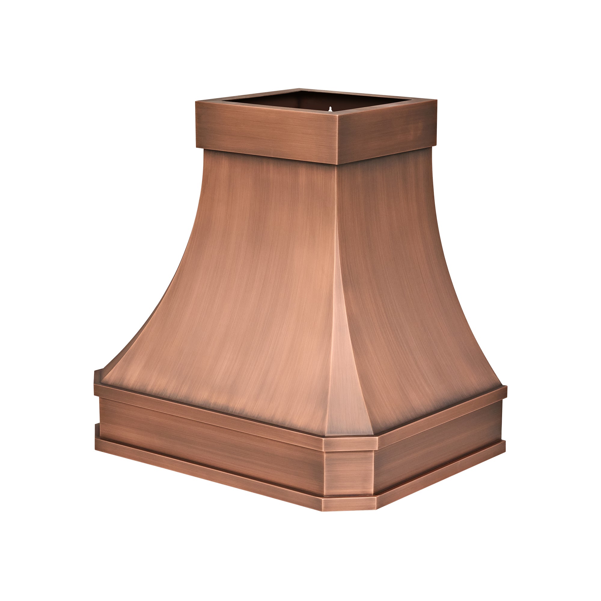 Akicon Custom Handcrafted Classic Copper Range Hood Made to Order