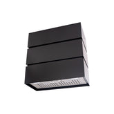 Akicon 30" Stainless Steel Wall Mount Range Hood, 3 Stacks Kitchen Hood with 600 CFM Vent Motor- AK-HS30L