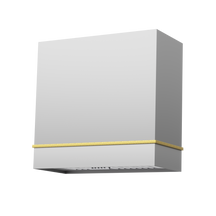 Akicon 30" Stainless Steel Wall Mount Range Hood with 600 CFM Vent Hood - AK-HS30HA-BS