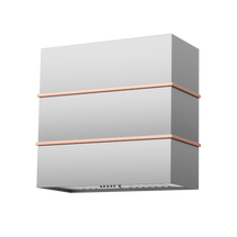 Akicon 30" Stainless Steel Wall Mount Range Hood with 600 CFM Vent Hood - AK-HS30HC-BS