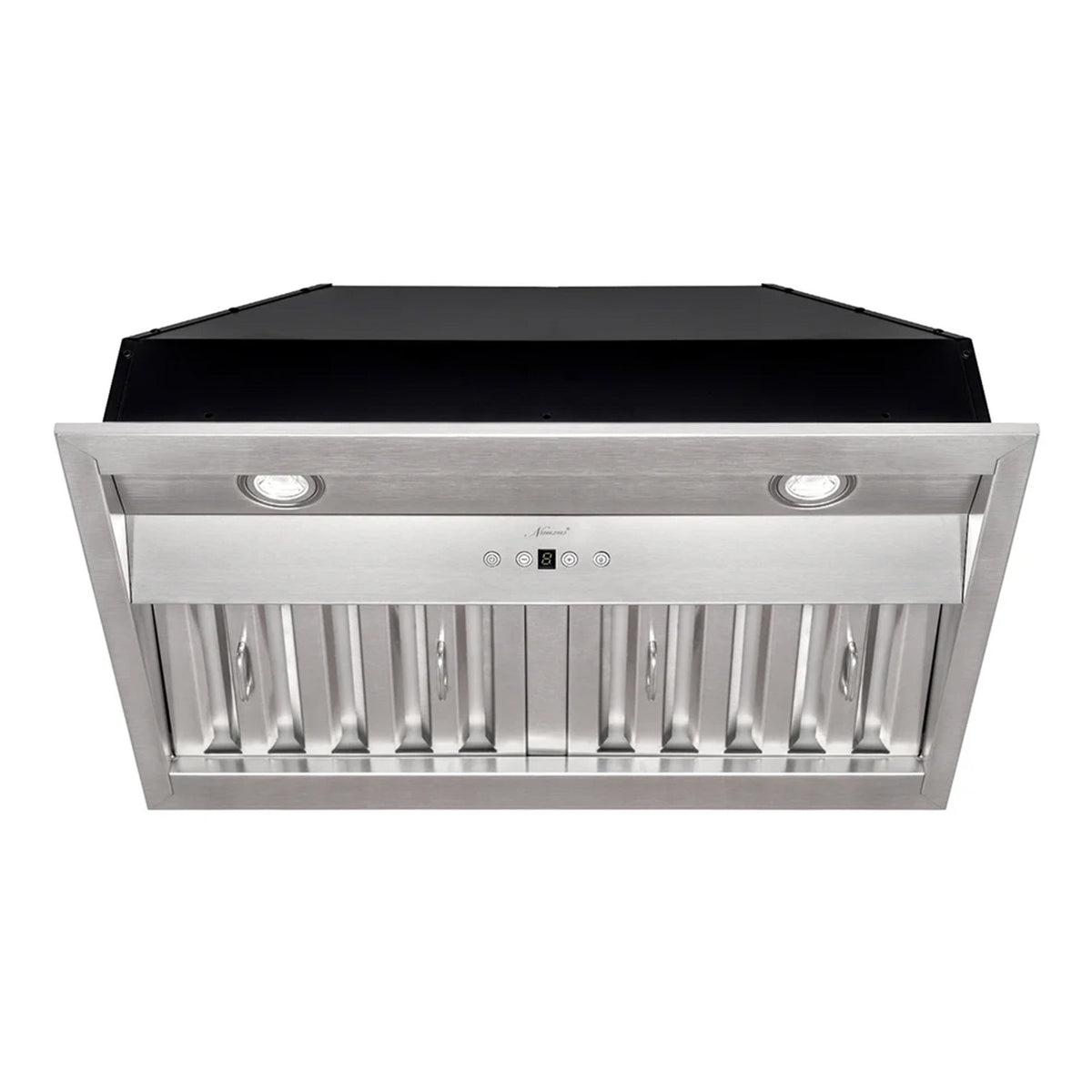 30" Range Hood Insert, Stainless Steel Kitchen Vent Hood with Dimmable LED Lights, 600CFM - NX-E90-30