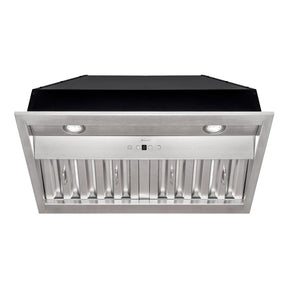 30" Range Hood Insert, Stainless Steel Kitchen Vent Hood with Dimmable LED Lights, 600CFM - NX-E90-30